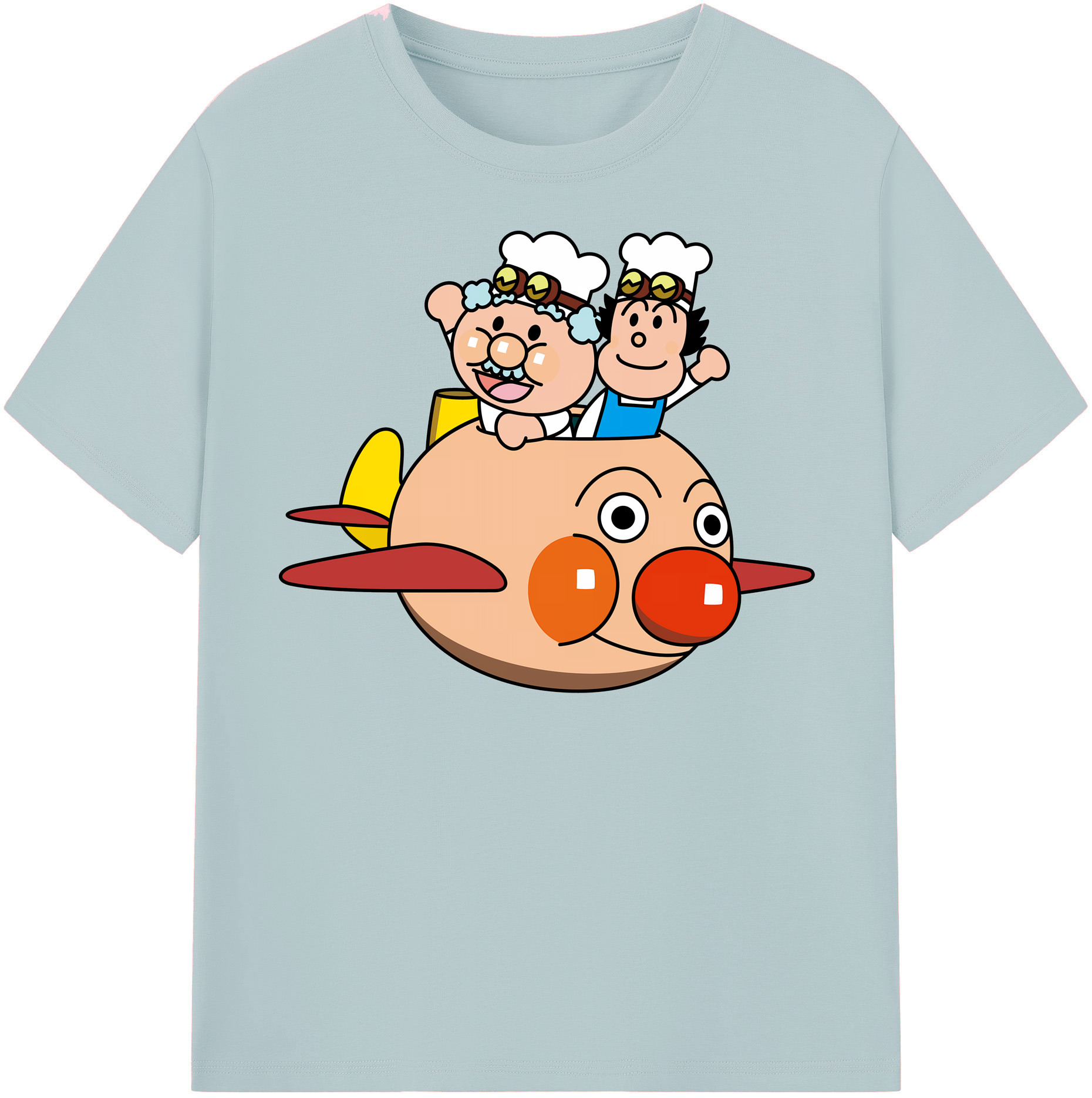 （画像用） アンパンマン Anpanman 綿100％半袖Tシャツ（フロントプリント）